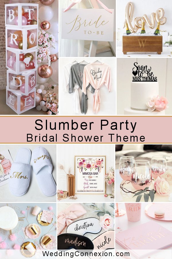 Slumber Party Bridal Shower Theme Idea